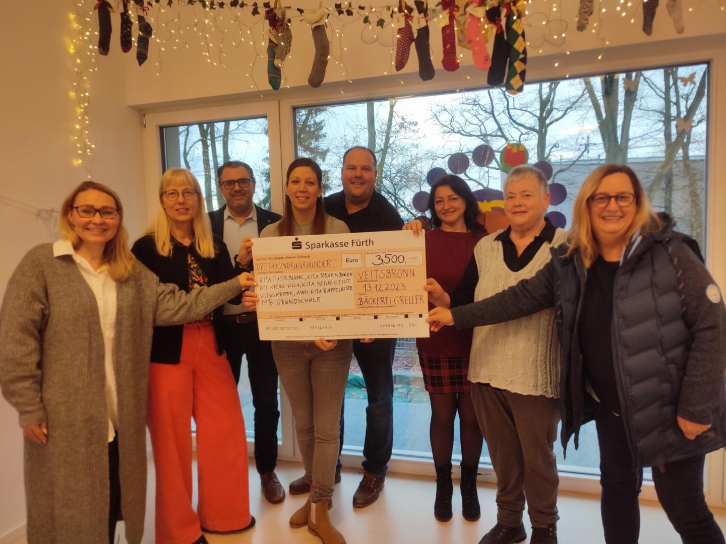 Spende Greller (c) Spende Greller, Dezember 2023, Kita